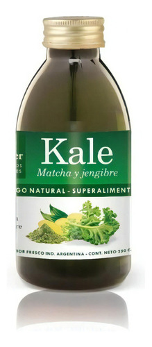 Natier Kale Matcha Y Jengibre Super Alimento 250 Ml