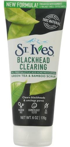 Exfoliante St. Ives Control De Acné Para Rostro Verde