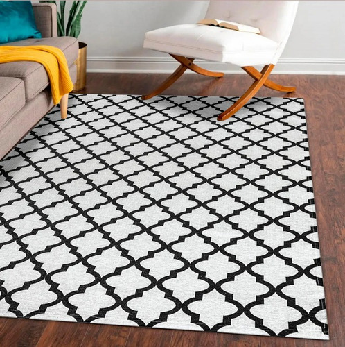 Tapete Sala Quarto 2.00x1.35 Luxuoso Antiderrapante Promoção