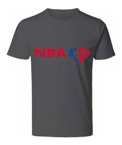 Polera Nba All Star Logo 75 Aniversario  Algodon Estampadas