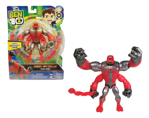 Ben 10 Figura Omni Metallic Four Arms Cuatro Brazos