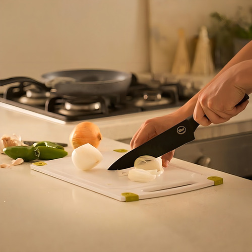 Cuchillo Chef 20 Cm Acero Inoxidable Nero Ilko