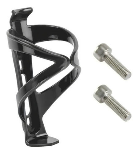 Suporte De Nylon Ultra Leve 40g Elite De Caramanhola Porta Garrafa Garrafinha Squeeze Isotérmica Térmica Preto Com Parafuso Ergonômico Pedal Pulse Bicicleta Bike Universal Para Quadro Mtb Speed Enduro