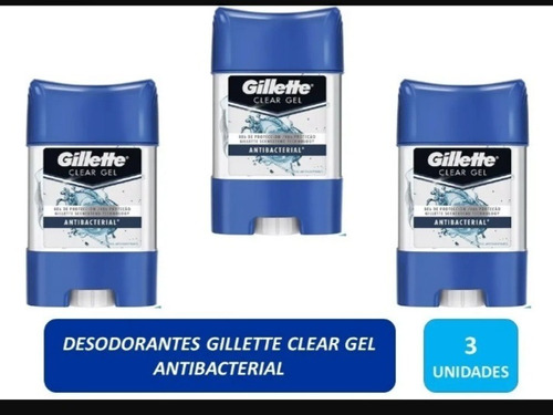 Pack 3 Desodorantes Gillette 