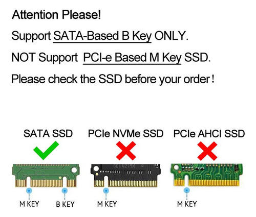Adaptador Godshark M.2 Ngff Ssd A A1369 A1370 Para Macbook A