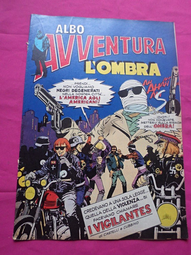 Albo Avventura Comic Italiano L´ombra I Vigilantes Historiet