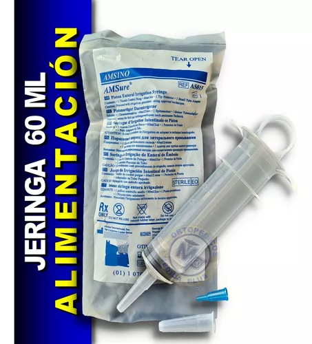 Jeringa Grande Libre de Aguja MXSNR-005-3 5 Pzas 200 ml Plástico