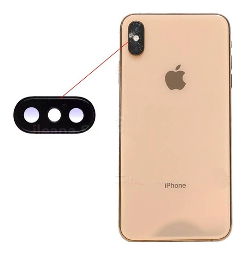 Lente Luna Glass Para Camara Trasera iPhone X / Xs