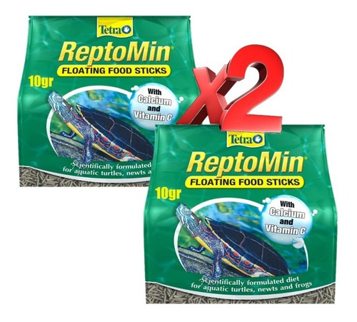 Reptomin Tetra Tortuga 2x10g - g a $845