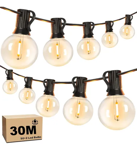 Varal LED 30m Cordão Festão Externo