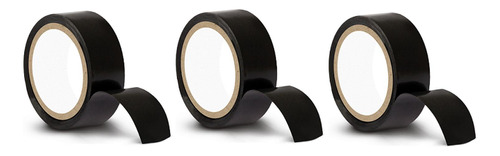 Kit 3 Fitas Isolante Alltape 19mm X 10m Preta Sk130