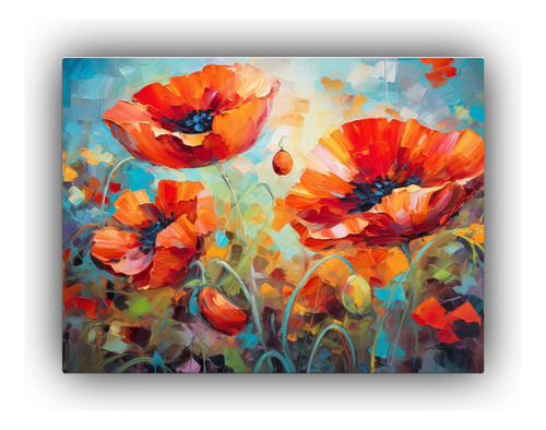 Tela En Bastidor Inspiracion Amarilis Exclusivo 60x40cm