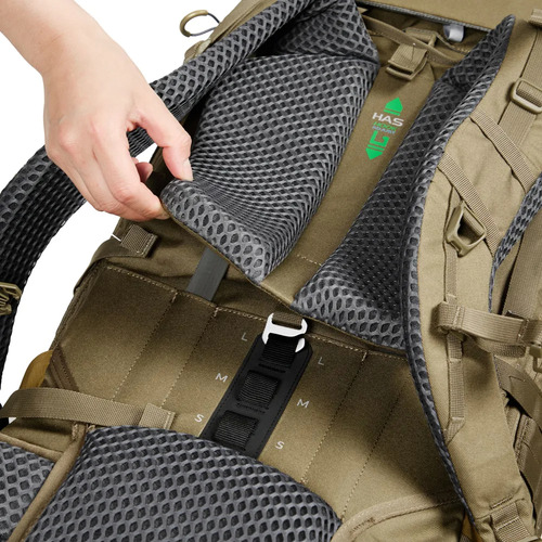 Mochila Expandible Atacama Military 60-100 Litros Doite Verde Liso