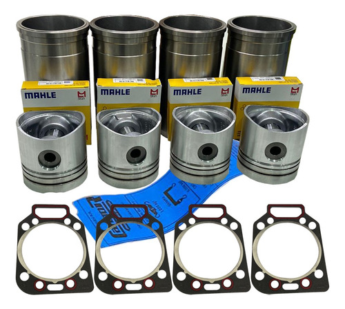 Kit Pistao Camisa Anel Motor Juntas Mwm 229/4 - Metal Leve 