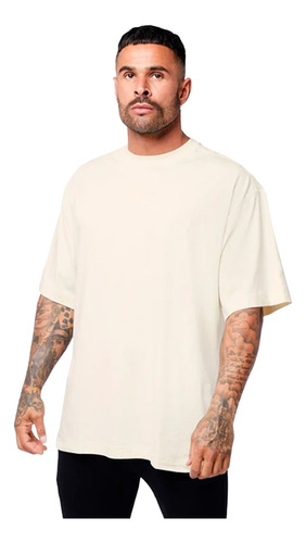 Kit 5 Camisetas Oversized Masculina 100% Algodão Gola Grossa