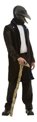 Disfraz De Cuervo Con Máscara De Látex Halloween Raven Caballero Hombre