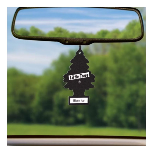 Kit 24 Odorizador Automotivo Little Trees Aromatizante Eua Black Ice