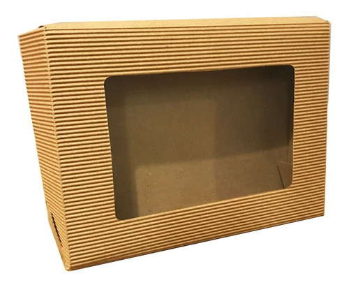 10 Cajas Cartón Microcorrugado Visor Souvenir N105 19x25,5x5