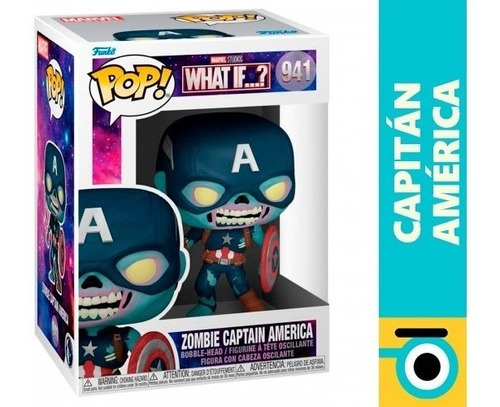 Funko Zombie Capitan America - What If...? Marvel