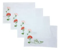 Comprar Individuales De Algodón Bordados, Juego De 4 Individuales De