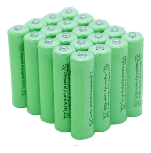 Geilienergy Bateria Nicd Recargable Aa, 1.2 V, 600 Mah, Pila