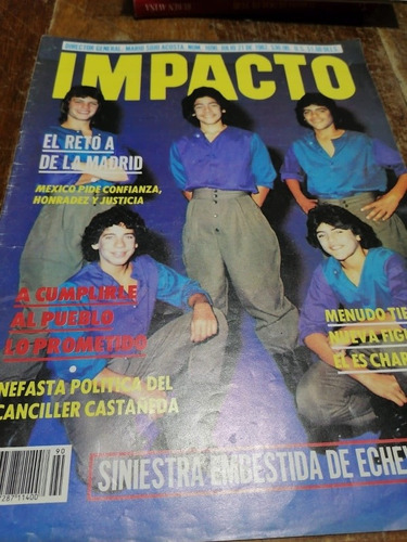 Menudo Revista Impacto De 1982