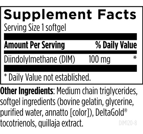 Projetos De Suplementos Para A Saúde Dim-evail 100mg (120 Cá