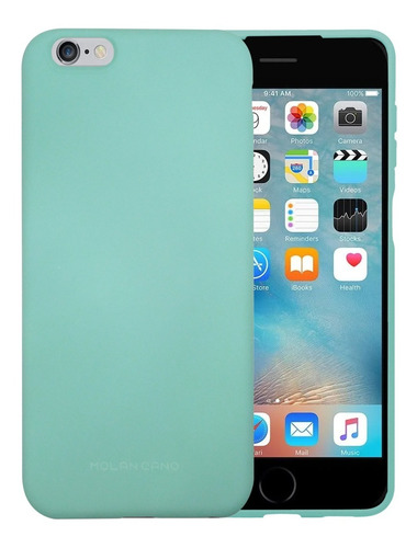 Funda Case Para iPhone 6 Plus Silicon Suave Mate Molan Cano