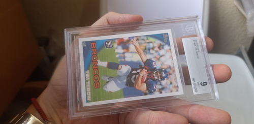 2010 Topps Tim Tebow Rookie #440 Bgs 9 Broncos (Usado)