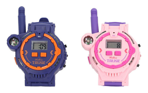 Reloj Walkie Talkie para niños con llamadas inalámbricas, color de la carcasa: rosa