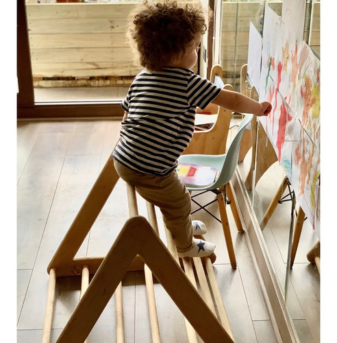 Imagen 5 de 6 de Triángulo Pikler Montessori Para Niños Desde 12 Meses