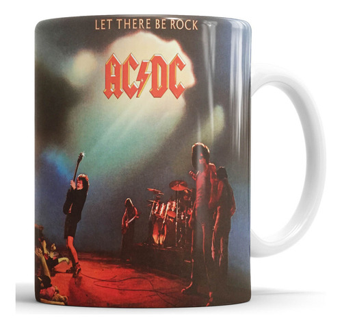 Taza Acdc - Let There Be Rock - Cerámica