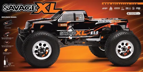 Hpi Savage Xl 5.9 Nitro 1/8 4wd 2.4ghz Rtr (hpi112601