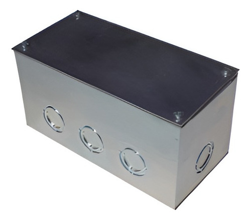 Caja B-22 200 X 200 X 100 Mm 12 Perforaciones Con Tapa