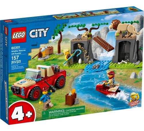 Lego City 60301 - Off-roader Para Salvar Animais Selvagens