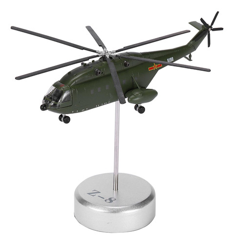 Helicóptero De Juguete Fundido A Escala 1:144 Con Soporte