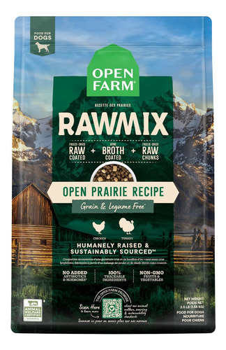 Open Farm Rawmix De Pradera Sin - Unidad a $1084999