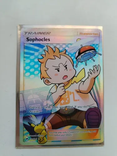 sophocles pokemon card Shining Legends Card: - 65/73 - TRAINER Discard 2 cards from your hand The Cards Of Pokmon TCG: