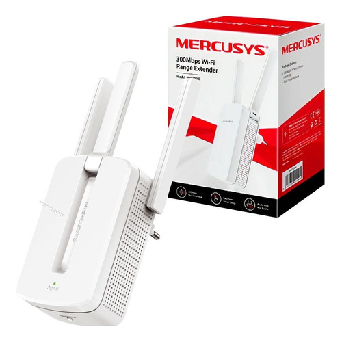 Extensor De Rango Mercusys  Mw300re  3 Antenas