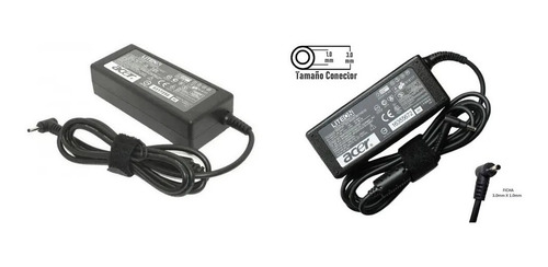 Imagen 3 de 10 de Cargador Liteon Acer Ultrabook Swift 3 Aspire S3 S5 S7 3.0mm