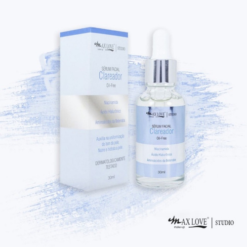 Imagem 2 de 7 de Sérum Facial Clareador Oil-free Max Love Ácido Hialurônico