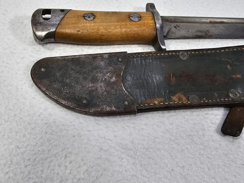 Bayoneta Finlandesa M39 Mosin Nagant Kulmala Sk.y 2da Guerra Marrón (Usado)