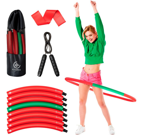 Fiteroc Hula Hoop De Fitness Con Peso Para Adultos Principia