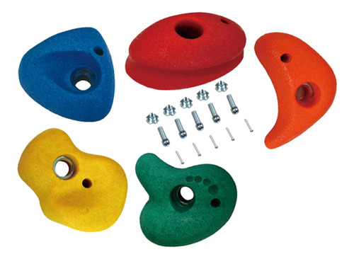 5 Piezas Rock Wall Holds Climbing Holds Para Jungle Pequeño