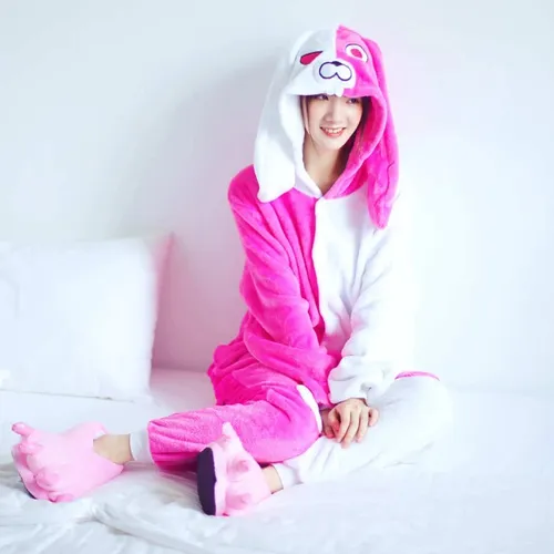 Mono De Conejo Para Mujer Para Pijama De Conejo De Orejas La