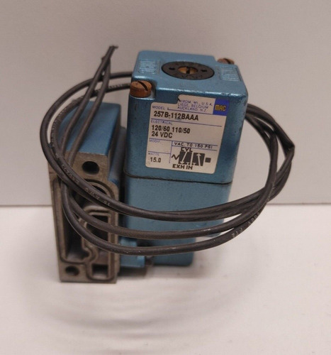 New Old Stock! Mac 120v 24v 15 Watts Vac To 150 Psi Sole Ccm