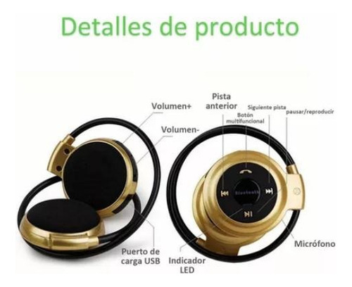 Audífonos Inalámbricos Con Bluetooth Y Micrófono