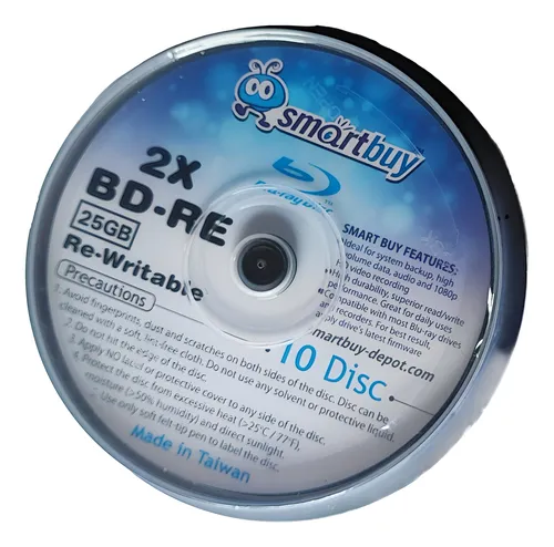 Smartbuy Bd-re Blu-ray Disco Re-grabable