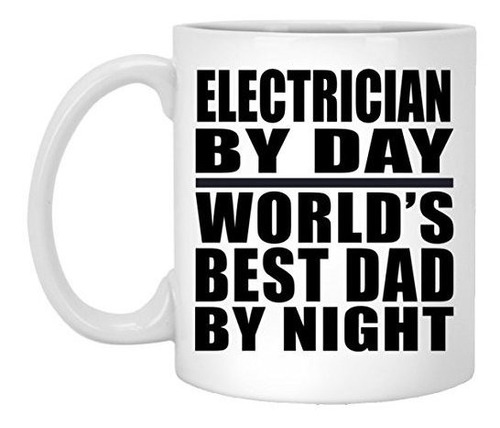 Tazas De Desayuno - Electrician By Day World's Best Dad By N