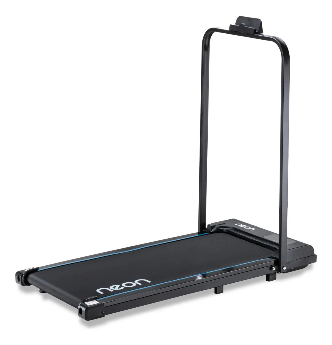 Caminadora Plegable con Barandal Potencia 1.5HP 8km/h Neon Monitor Tiempo, Distancia, Calorías y Velocidad, Control Remoto